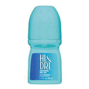 Desodorante Roll-On 44ml Unscented Azul - Hi & Dri