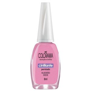 Esmalte Cintilante 8ml Algodao Doce - Colorama