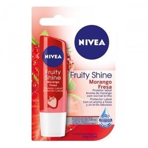 Protetor Labial 4,8g Fruity Shine Morango - Nivea