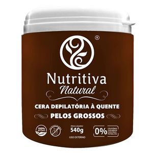 Cera Depilatoria Quente 540g Pelos Grossos - Nutritiva