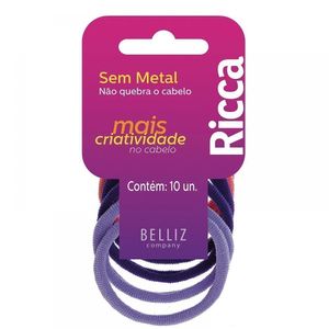 Elastico Para Cabelo Espesso Ref. 905 10 Unidades - Ricca
