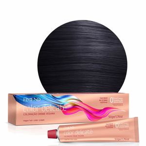 Coloracao Vegana Color Delicate 50g 1.0 Preto - Amend