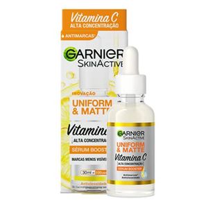Serum Booster 30ml Uniform e Matte Vitamina c - Garnier