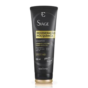 Shampoo 250ml Regeneracao Pos Quimica - Eudora Siage