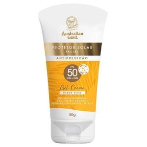 Protetor Solar Facial 50g Gel Creme Fps 50 - Australian Gold