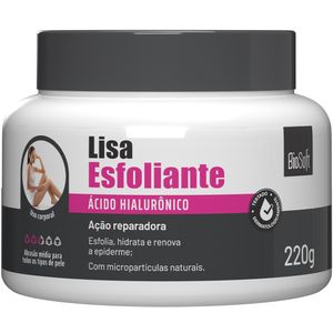 Creme Esfoliante 220g Ácido Hialurônico - Soft Hair