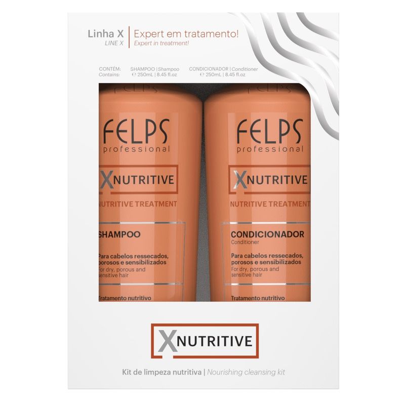 Kit-Duo-Home-Care-2x250ml-X-Nutritive---Felps-Professional-790130