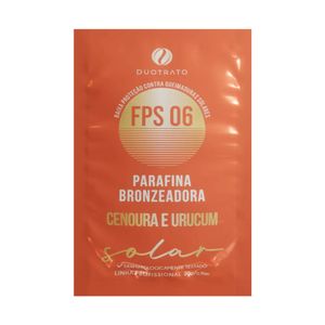 Parafina Bronzeadora Fps 06 20g Cenoura e Urucum - Duotrato