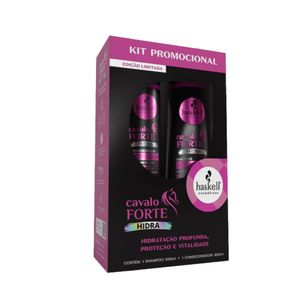 Kit Shampoo 500ml + Condicionador 300ml Hidra Cavalo Forte - Haskell