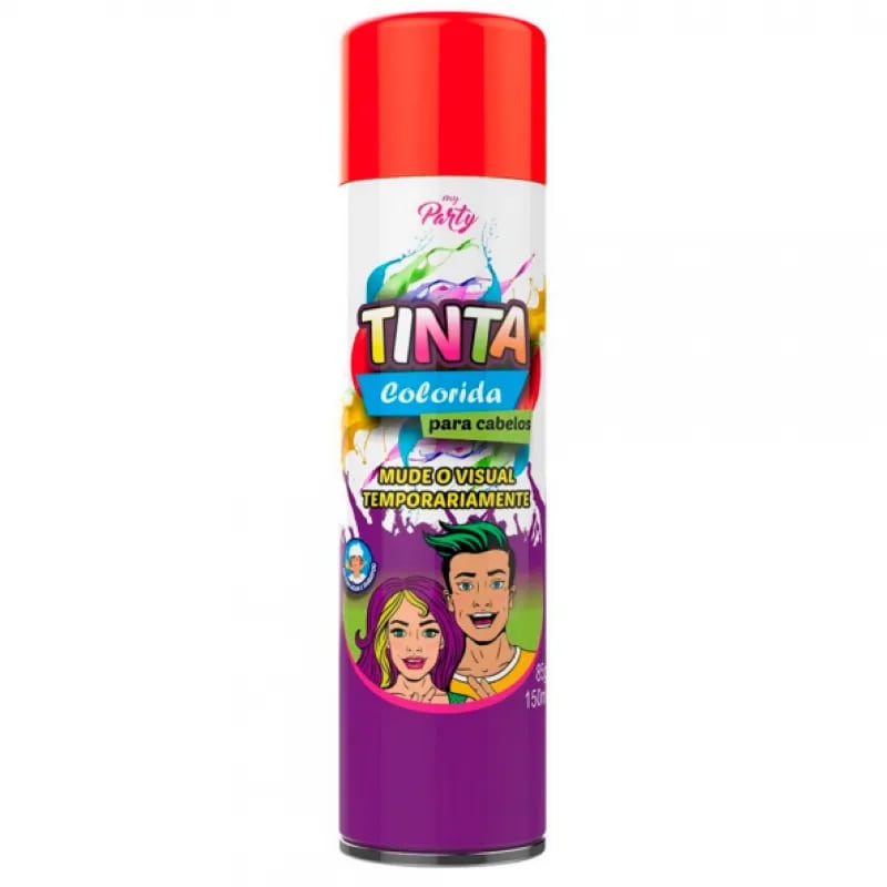 Tinta-Colorida-Para-Cabelos-150ml-My-Party-Vermelho---Aeroflex-796086