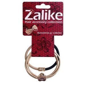 Kit De Elastico Com 2 Unidades Ref. 223 Enfeite Dourado - Zalike