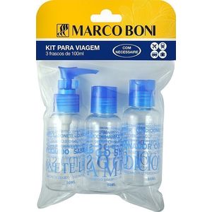 Kit P/ Viagem Com 3 Frascos 80 ml Ref. 6111 - Marco Boni