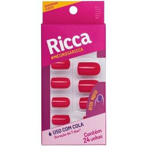 Unhas Postiças Ref. 1329 Rosa Magia - Ricca