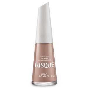Esmalte Cremoso 8ml Grao De Arroz - Risque