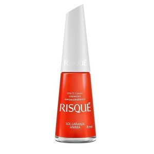 Esmalte Cremoso 8ml Sol Laranja Anima - Risque