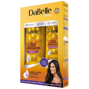 Kit Shampoo 375ml + Condicionador 175ml Liso Arrasador - DaBelle