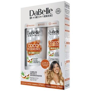 Kit Shampoo 375ml + Condicionador 175ml Coco Poderoso - DaBelle
