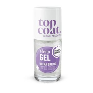 Esmalte Top Coat Efeito Gel 8,5ml Hipoalergenico - Blant
