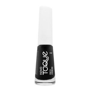 Esmalte Cremoso 8ml Preto  - Novo Toque