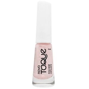 Esmalte Cintilante 8ml Rosa Bebe - Novo Toque