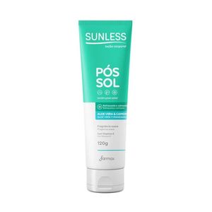 Locao Corporal Pos Sol 120g Aloe Vera e Camomila - Sunless
