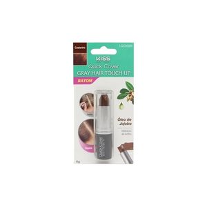 Retoque Capilar em Batom Gray Hair Touch Up Castanho - Kiss Ny