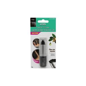 Retoque Capilar em Batom Gray Hair Touch Up Preto - Kiss Ny