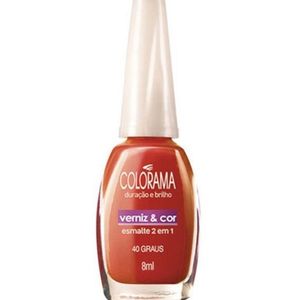 Esmalte Verniz e Cor 8ml 40 Graus - Colorama