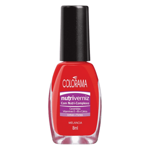 Esmalte Nutri Verniz 8ml Melancia - Colorama