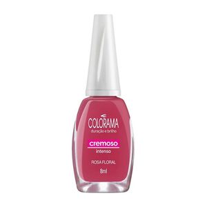 Esmalte Cremoso 8ml Rosa Floral - Colorama