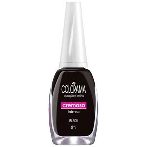Esmalte Cremoso 8ml Black - Colorama