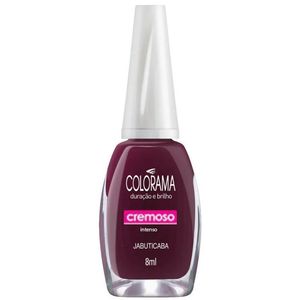 Esmalte Verniz e Cor 8ml Jabuticaba - Colorama