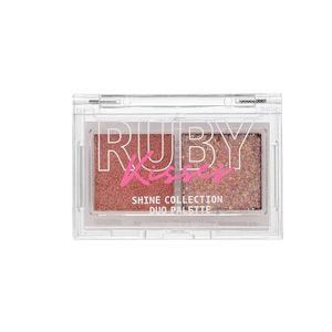 Paleta de Sombras Shine Collection Duo Palette Rose Gold - Ruby Kisses