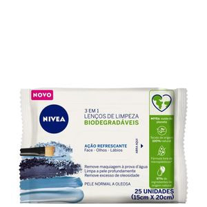 Lencos de Limpeza 3x1 Acao Refrescante - Nivea