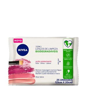 Lencos de Limpeza 3x1 Acao Hidratante - Nivea
