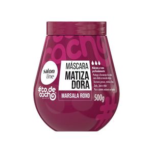 Mascara 500g To de Cacho Matizadora Marsala Roxo - Salon Line