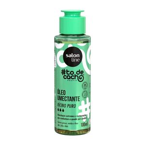 Oleo De Umectacao 100ml To De Cacho Ricino Puro - Salon Line