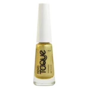 Esmalte Metalico 8ml Dourado - Novo Toque