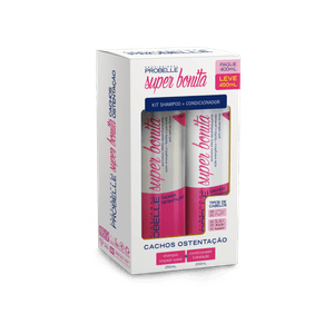 Kit 450ml Sh + Cond Cachos Ostentação Probelle