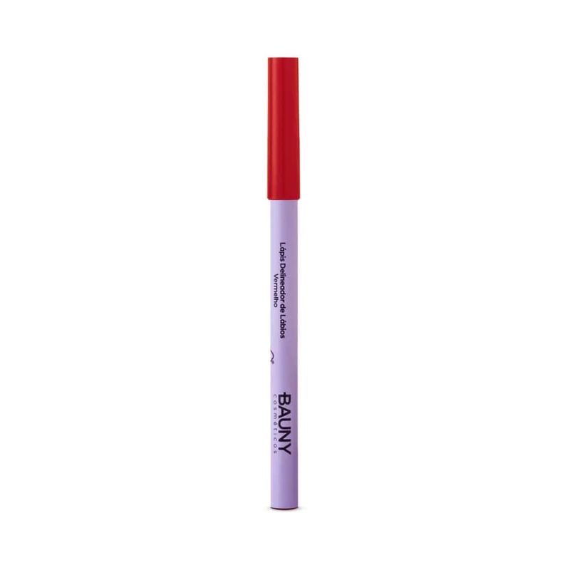 Lapis-Delineador-Labial-110g-Cor-Vermelho---Bauny-Cosmeticos-797623
