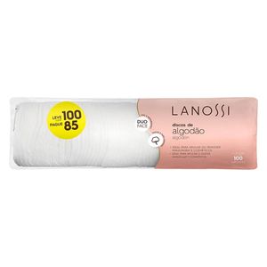 Discos de Algodao Com 100 Unidades Ref. LS7007 - Lanossi