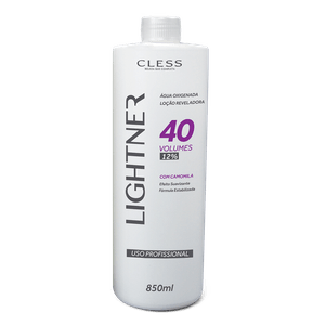 Agua Oxigenada Lightner 850ml 40 Volumes - Cless