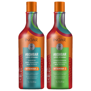 Kit Shampoo 1lt + Condicionador 1lt Bombar - Inoar