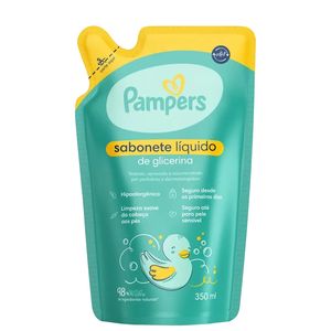 Refil Sabonete Liquido Corporal 350ml Glicerina - Pampers