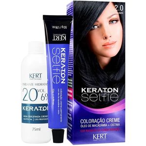 Tinta Keraton Selfie 50g 2.0 Preto Azulado - Kert