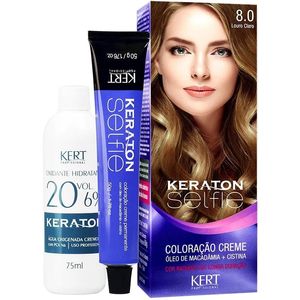Tinta Keraton Selfie 50g 8.0 Louro Claro - Kert