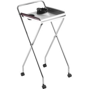 Carrinho Retratil Ref. 478 C/ Bandeja De Inox - Dompel Moveis