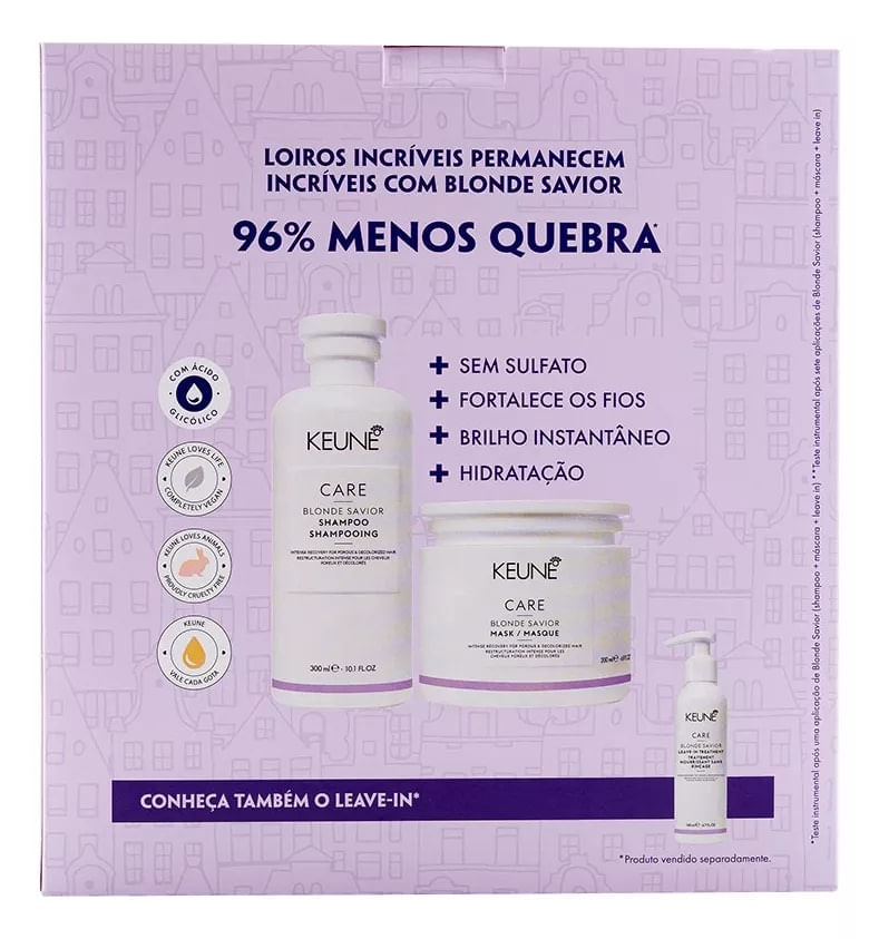 Kit-Shampoo-300ml---Mascara-200ml-Blonde-Savior-Keune-802383