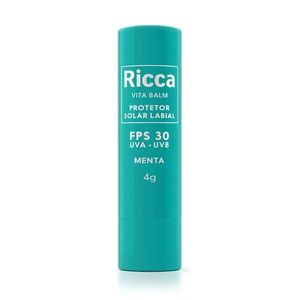 Protetor Solar Labial 4g Fps 30 Menta - Ricca