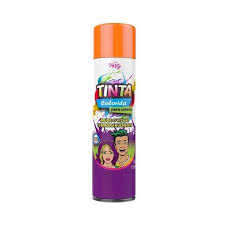 Spray-Colorido-Para-Cabelos-150ml-My-Party-Laranja---Aeroflex-796088